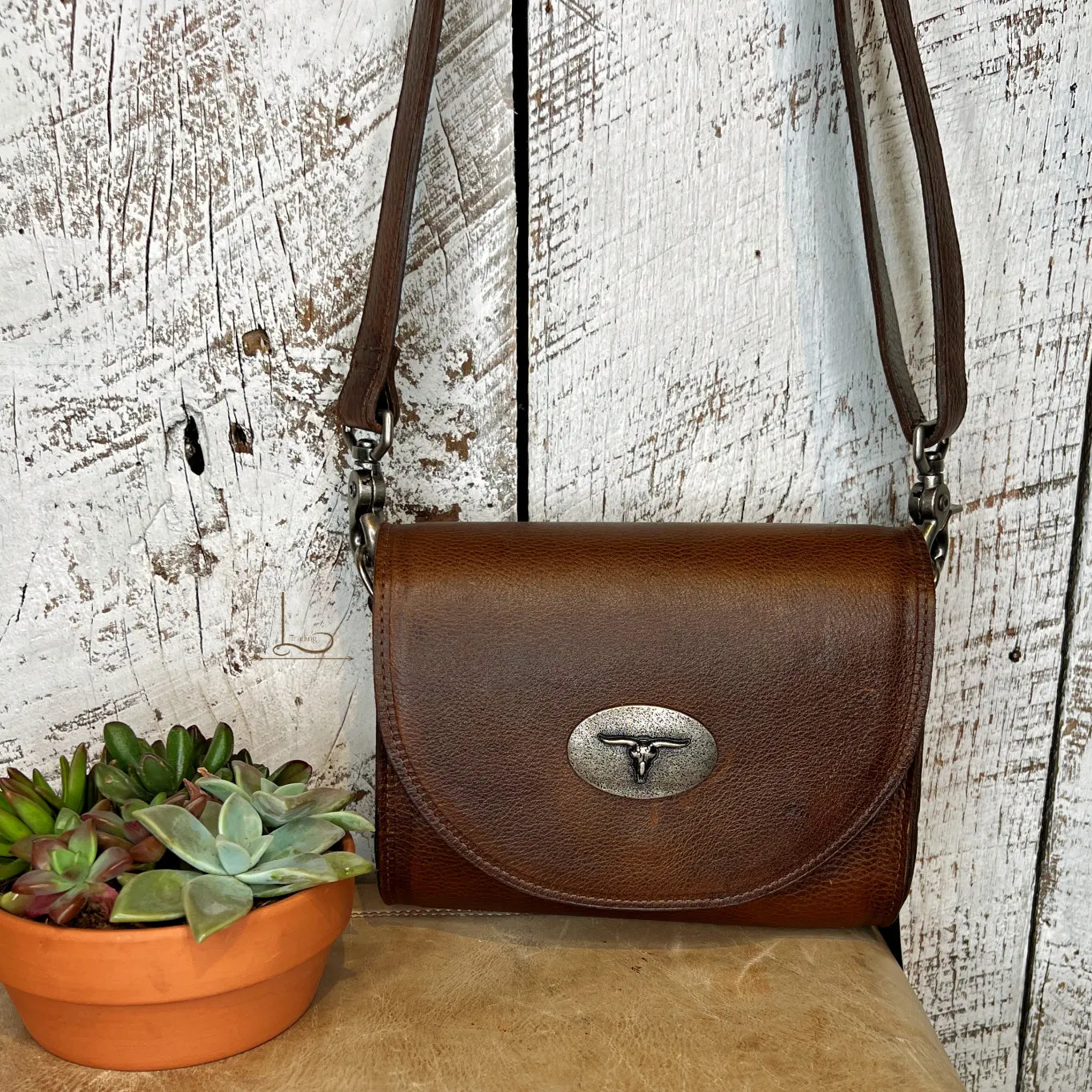 The Lauren Longhorn Crossbody