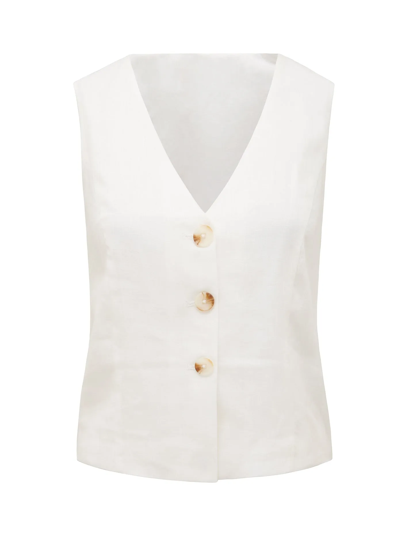 Veruca Linen Vest Top