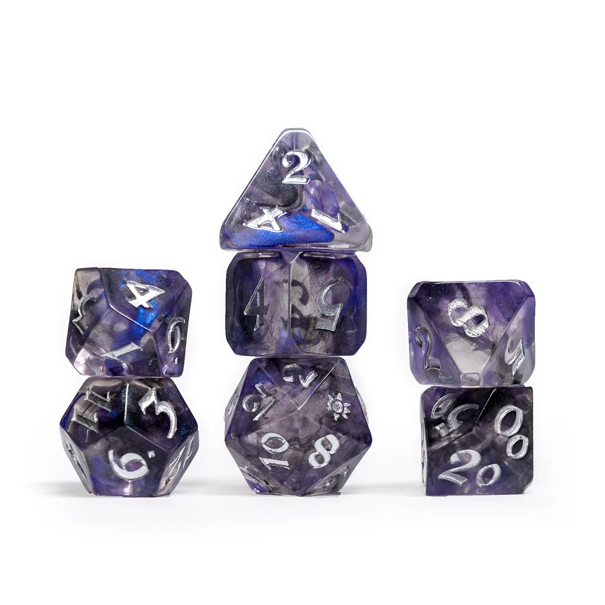 Vox Machina Dice Set: PERCIVAL FREDRICKSTEIN VON MUSEL KLOSSOWSKI DE ROLO III