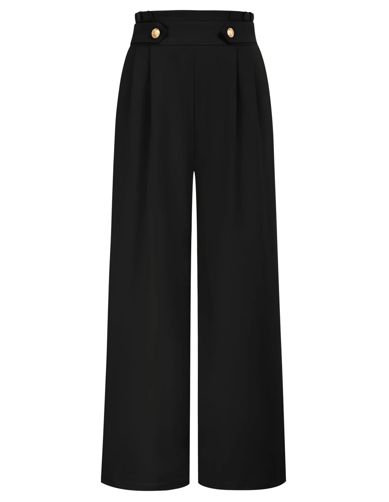 Wide Leg Pants High Waisted Paper Bag Business Casual Pants